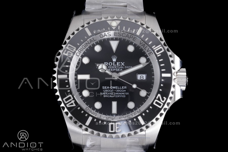Sea-Dweller 126660 Black Ceramic C+F 1:1 Best Edition 904L SS Case and Bracelet VR3235
