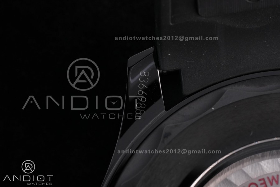 Seamaster Diver 300M Black Ceramic V4 VSF 1:1 Best Edition Black Dial On Black Rubber Strap Super Clone Asian 8806