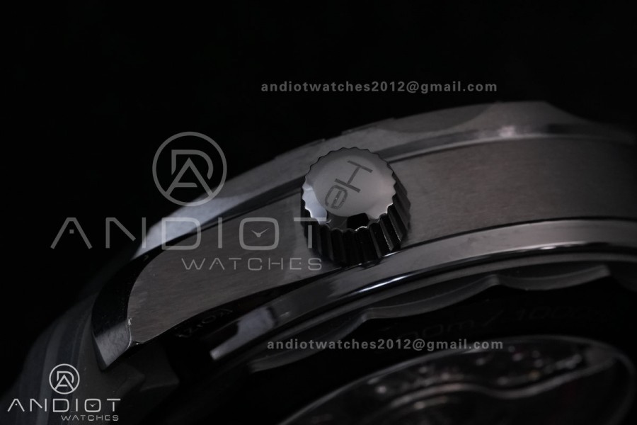 Seamaster Diver 300M Black Ceramic V4 VSF 1:1 Best Edition Black Dial On Black Rubber Strap Super Clone Asian 8806