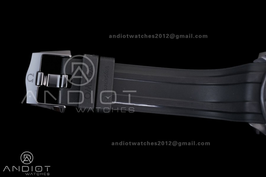 Seamaster Diver 300M Black Ceramic V4 VSF 1:1 Best Edition Black Dial On Black Rubber Strap Super Clone Asian 8806