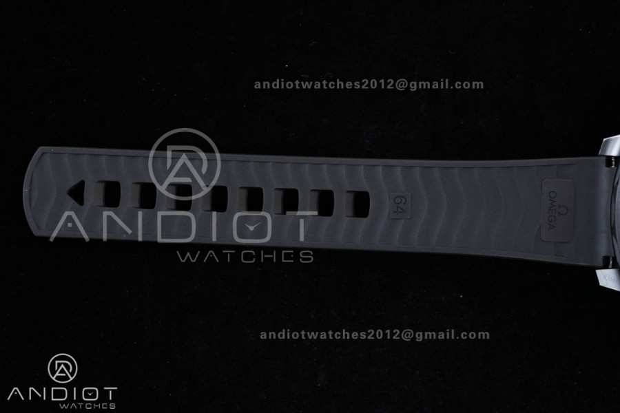 Seamaster Diver 300M Black Ceramic V4 VSF 1:1 Best Edition Black Dial On Black Rubber Strap Super Clone Asian 8806