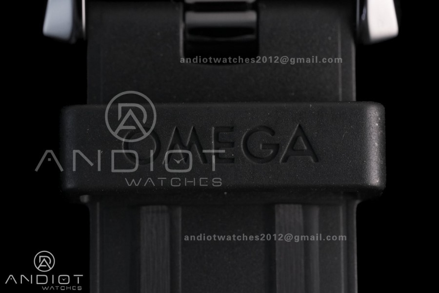 Seamaster Diver 300M Black Ceramic V4 VSF 1:1 Best Edition Black Dial On Black Rubber Strap Super Clone Asian 8806