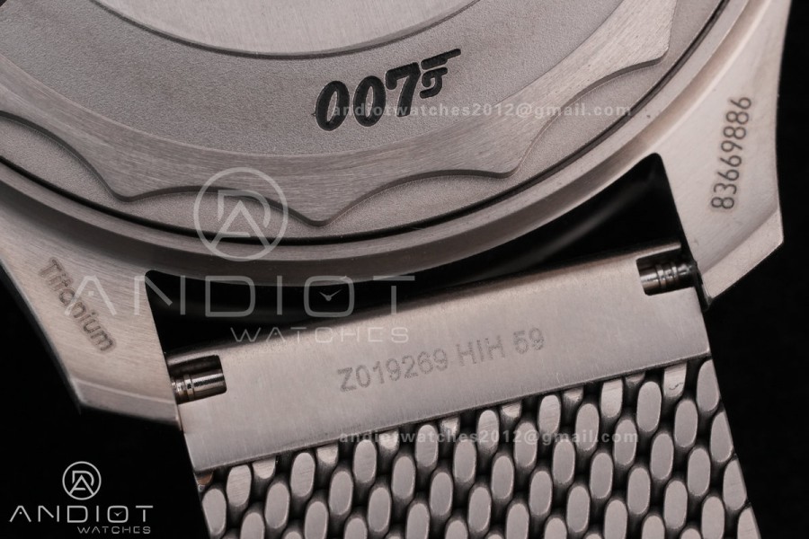 Seamaster 300 "No Time to Die" Limited Edition VSF 1:1 Best Edition on Titanium Mesh Bracelet SA8806 Super Clone V7
