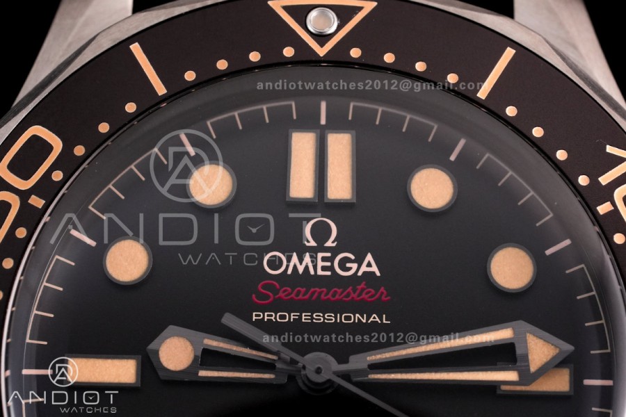 Seamaster 300 "No Time to Die" Limited Edition VSF 1:1 Best Edition on Titanium Mesh Bracelet SA8806 Super Clone V7