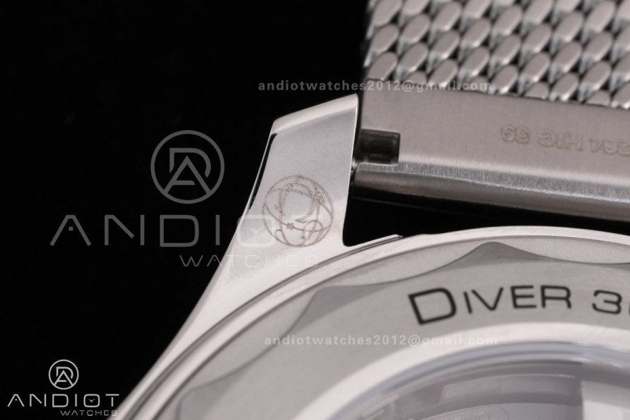 2024 Seamaster 300 VSF 1:1 Best Edition Silver Dial on SS Mesh Bracelet SA8806