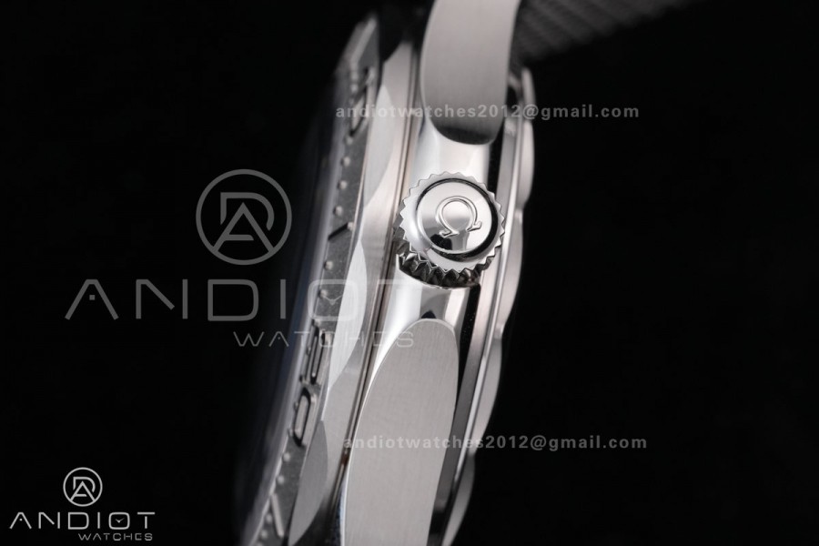 2024 Seamaster 300 VSF 1:1 Best Edition Silver Dial on SS Mesh Bracelet SA8806