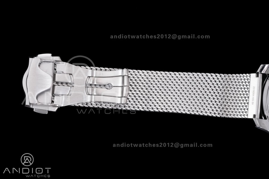 2024 Seamaster 300 VSF 1:1 Best Edition Silver Dial on SS Mesh Bracelet SA8806