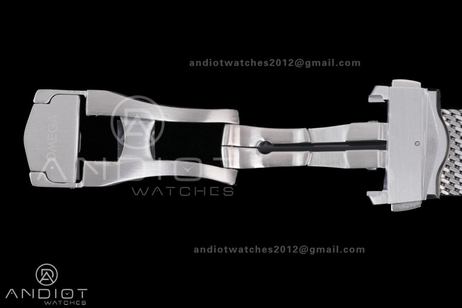 2024 Seamaster 300 VSF 1:1 Best Edition Silver Dial on SS Mesh Bracelet SA8806