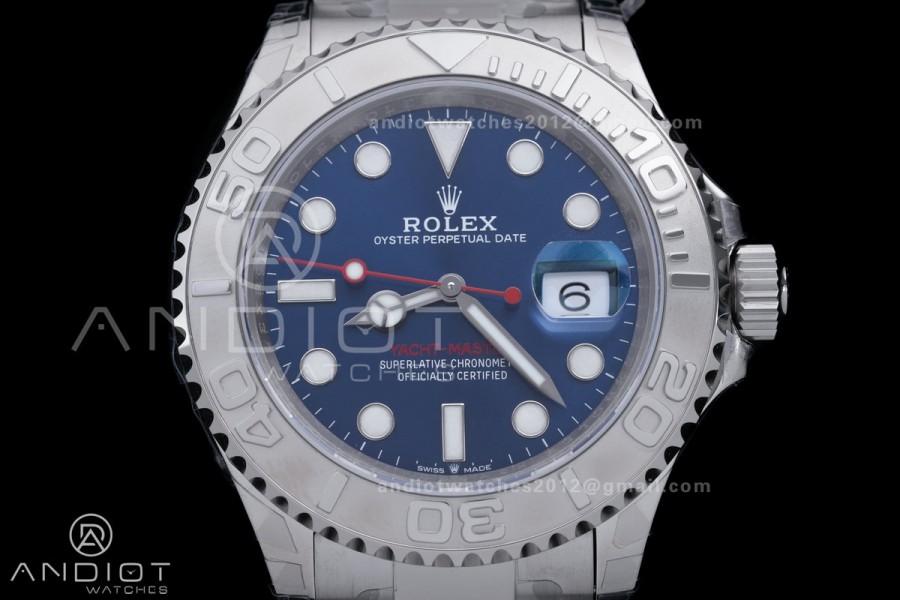 Yacht-Master 126622 904L Steel VSF 1:1 Best Edition Blue Dial on SS Bracelet VS3235