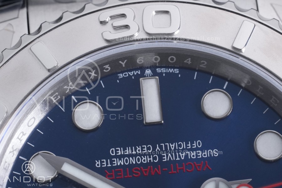 Yacht-Master 126622 904L Steel VSF 1:1 Best Edition Blue Dial on SS Bracelet VS3235