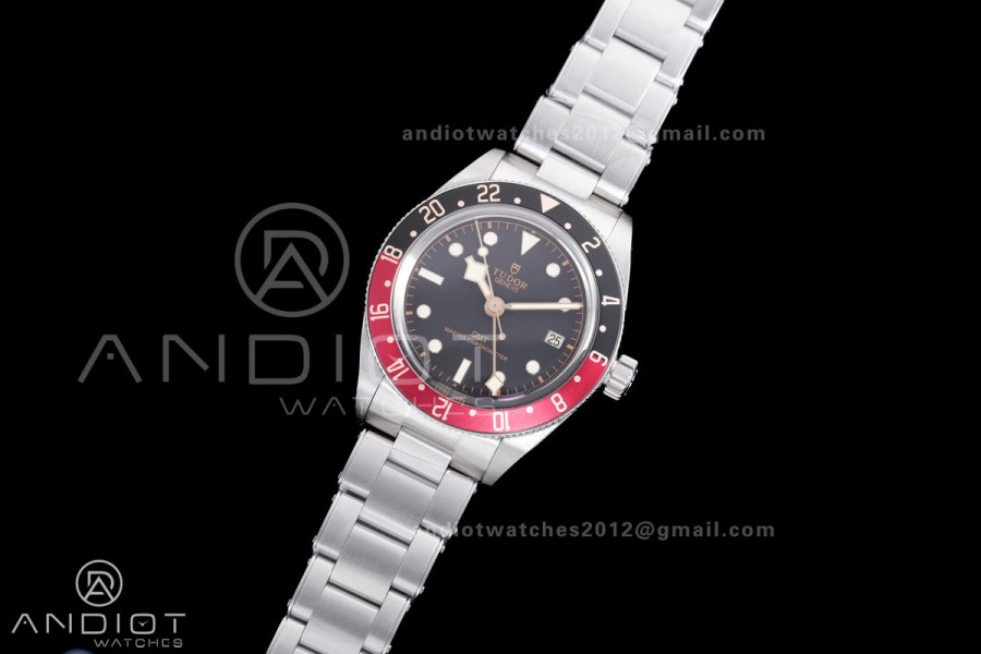 Black Bay GMT Coke Blue/Red Bezel ZF 1:1 Best Edition on SS Bracelet A2836