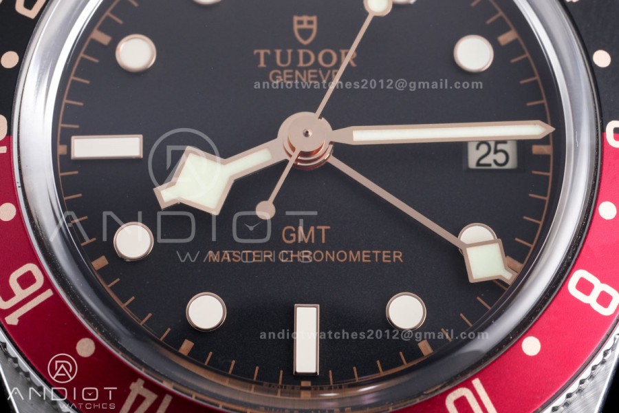 Black Bay GMT Coke Blue/Red Bezel ZF 1:1 Best Edition on SS Bracelet A2836