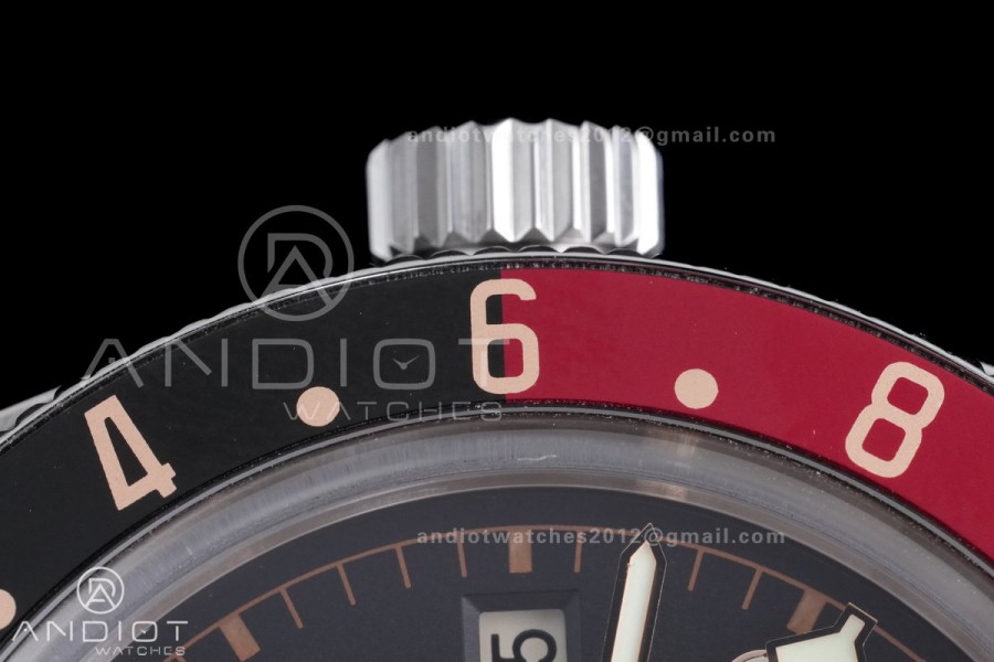 Black Bay GMT Coke Blue/Red Bezel ZF 1:1 Best Edition on SS Bracelet A2836