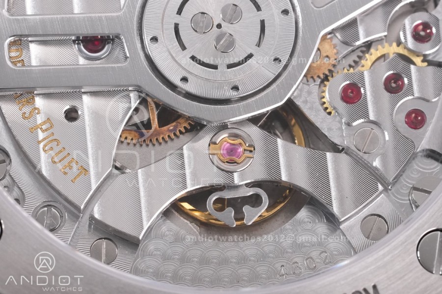 Royal Oak 41mm 15510 "50th Anniversary" SS ZF 1:1 Best Edition Green Textured Dial on SS Bracelet A4302