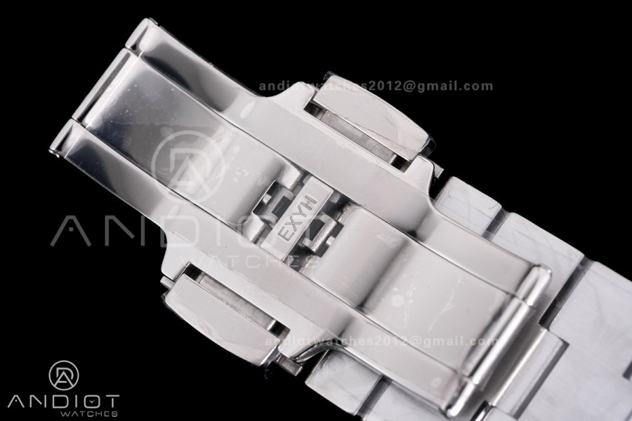 Overseas 4500V SS MKSF 1:1 Best Edition Brown Dial on SS Bracelet A5100