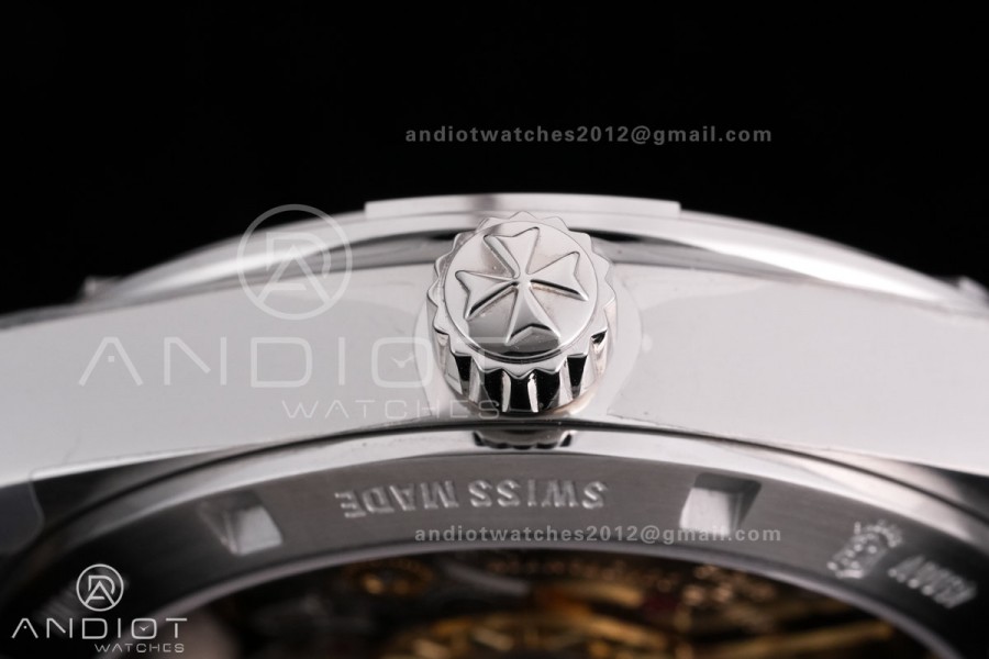 Overseas 4500V SS MKSF 1:1 Best Edition Green Dial on SS Bracelet A5100