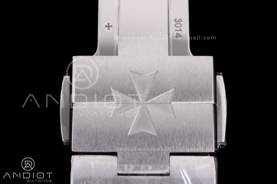 Overseas 4500V SS MKSF 1:1 Best Edition Green Dial on SS Bracelet A5100