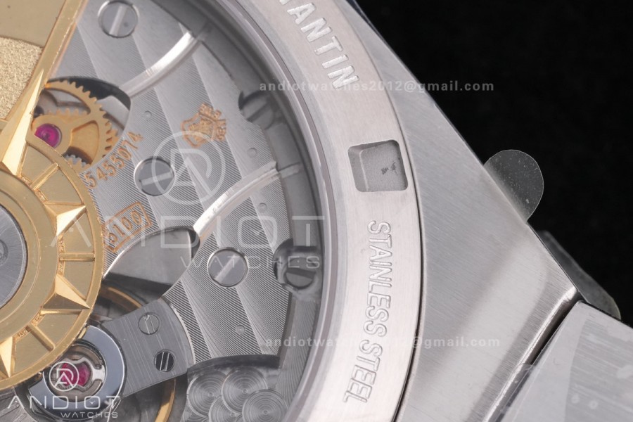 Overseas 4500V SS MKSF 1:1 Best Edition Black Dial on SS Bracelet A5100