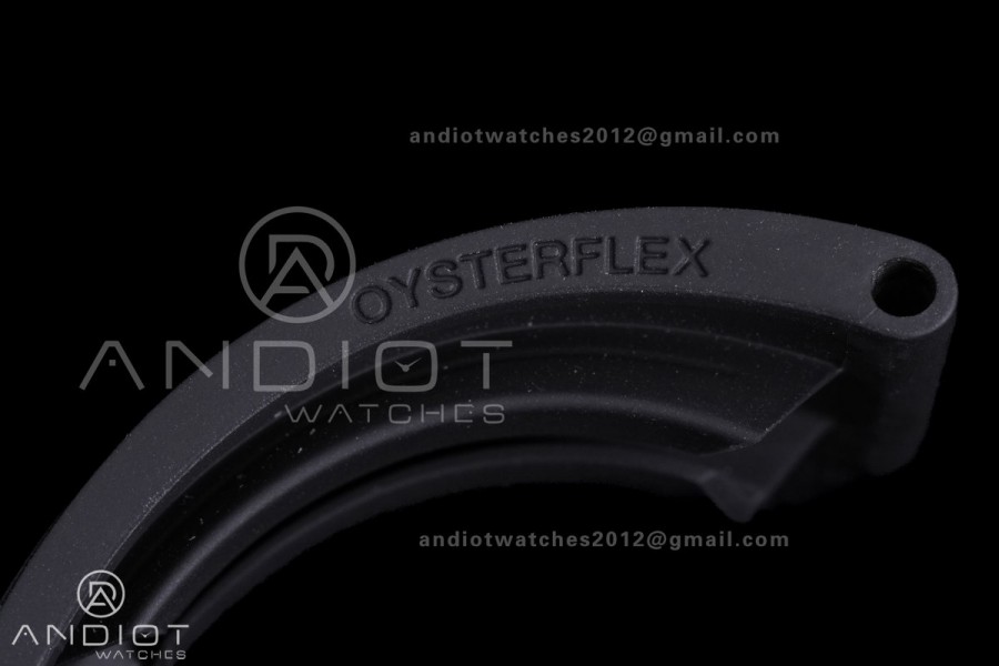 Daytona 116518 BTF 1:1 Best Edition YG/Black Dial on Oysterflex Rubber Strap DD4130 