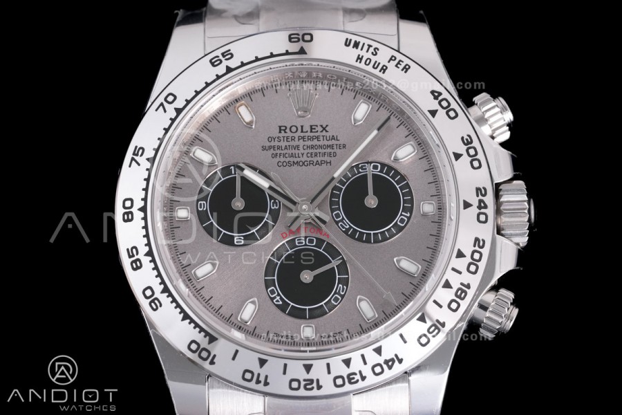 Daytona 116509 904 SS BTF 1:1 Best Edition Gray Dial On 904L SS Bracelet DD4130