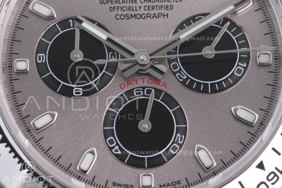 Daytona 116509 904 SS BTF 1:1 Best Edition Gray Dial On 904L SS Bracelet DD4130