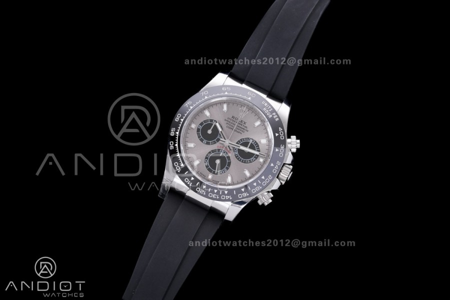 Daytona 116519 BTF 1:1 Best Edition Grey  Dial on Oysterflex Rubber Strap DD4130