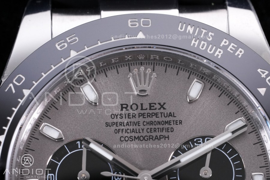 Daytona 116519 BTF 1:1 Best Edition Grey  Dial on Oysterflex Rubber Strap DD4130