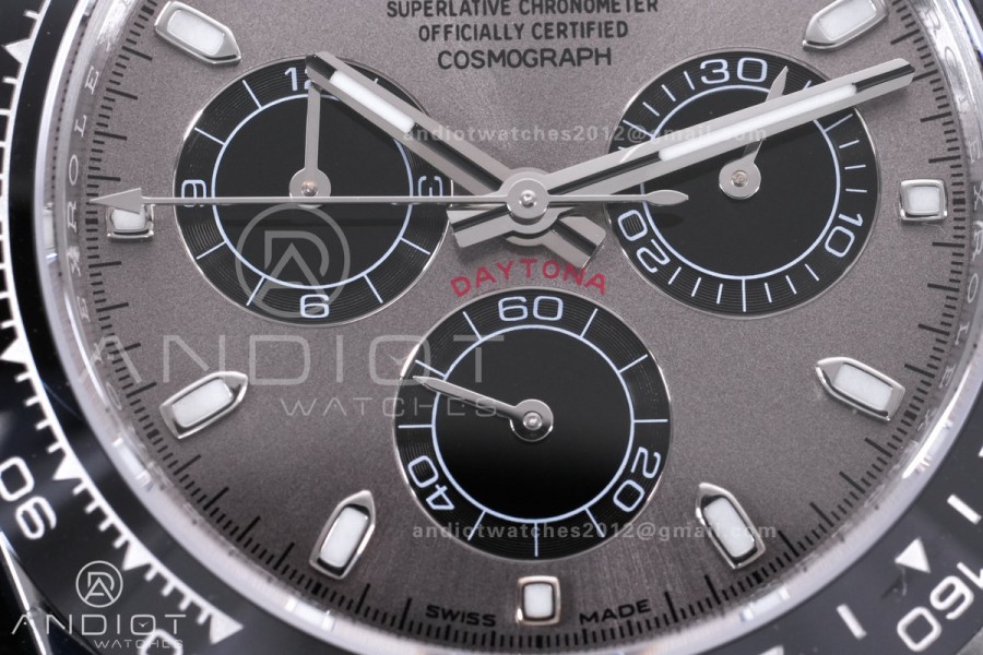 Daytona 116519 BTF 1:1 Best Edition Grey  Dial on Oysterflex Rubber Strap DD4130