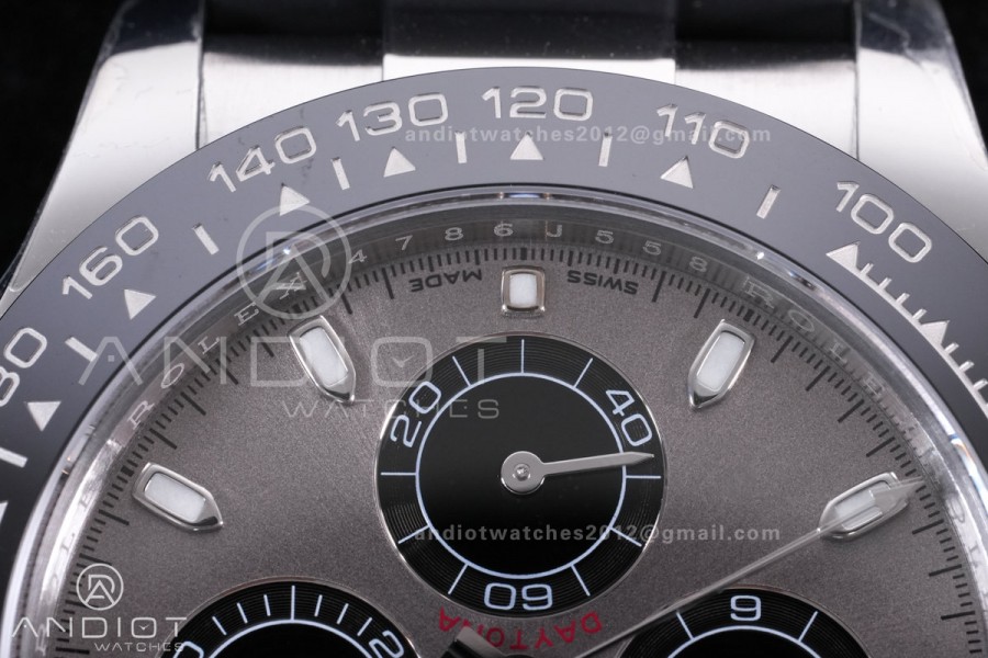 Daytona 116519 BTF 1:1 Best Edition Grey  Dial on Oysterflex Rubber Strap DD4130