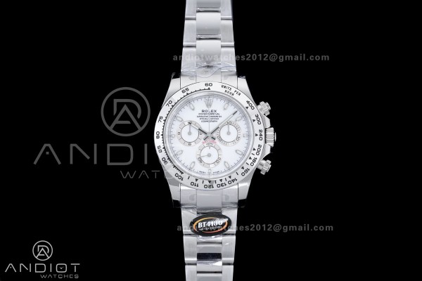 Daytona 116520 904 SS BTF 1:1 Best Edition White D...