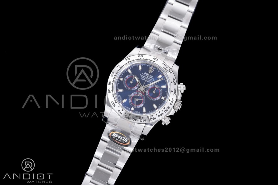 Daytona 116509 BTF 1:1 Best Edition 904L SS Case and Bracelet Blue Dial DD4130
