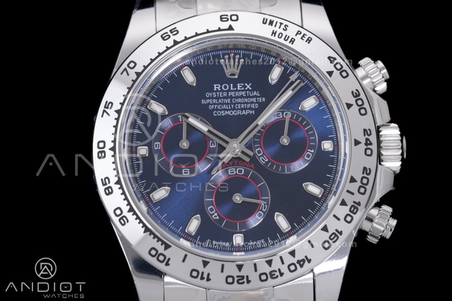 Daytona 116509 BTF 1:1 Best Edition 904L SS Case and Bracelet Blue Dial DD4130