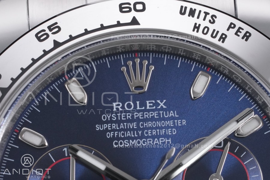 Daytona 116509 BTF 1:1 Best Edition 904L SS Case and Bracelet Blue Dial DD4130