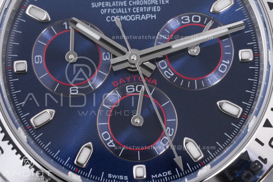 Daytona 116509 BTF 1:1 Best Edition 904L SS Case and Bracelet Blue Dial DD4130