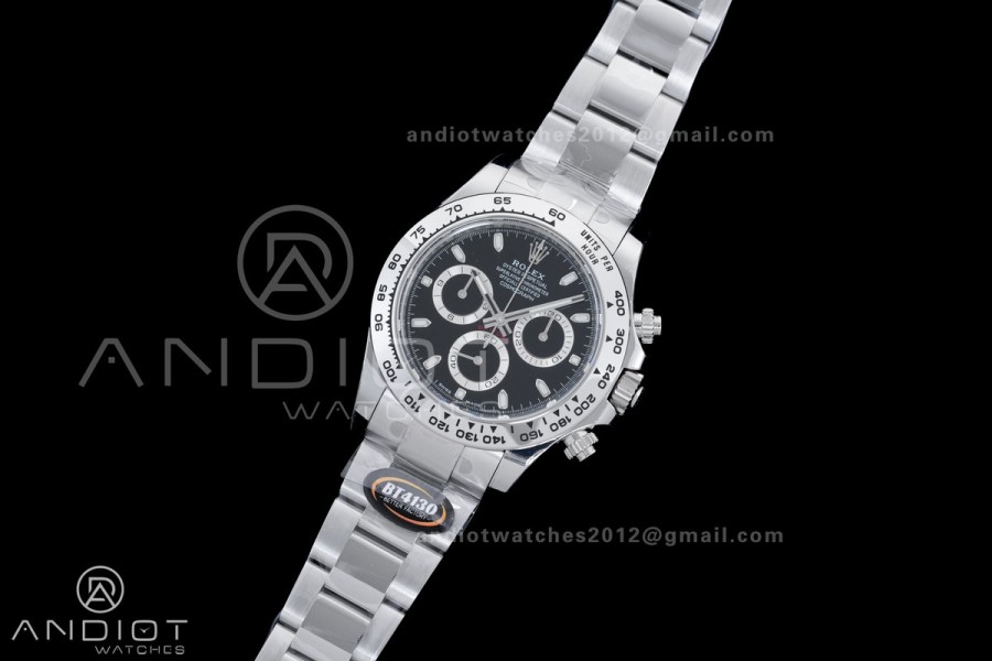 Daytona 116520 904 SS BTF 1:1 Best Edition Black Dial On 904L SS Bracelet DD4130