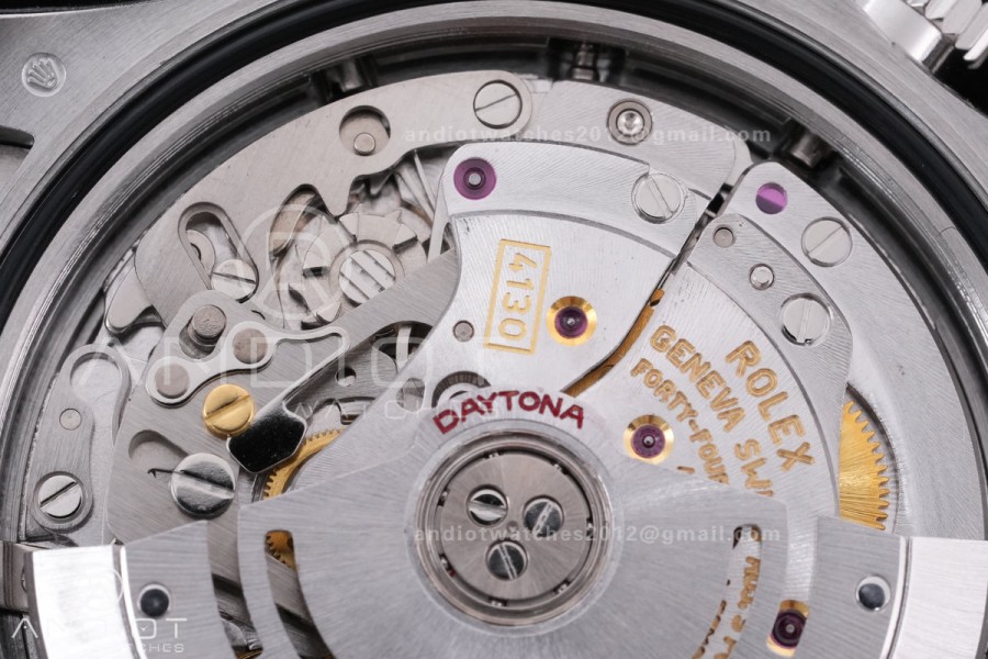 Daytona 116519 BTF 1:1 Best Edition Black Diamonds Dial on Oysterflex Rubber Strap DD4130