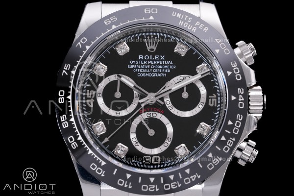 Daytona 116519 BTF 1:1 Best Edition Black Diamonds...