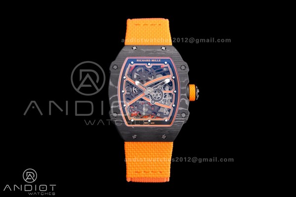 Custom Made RM67-02 NTPT Lando Norris on Orange Ny...
