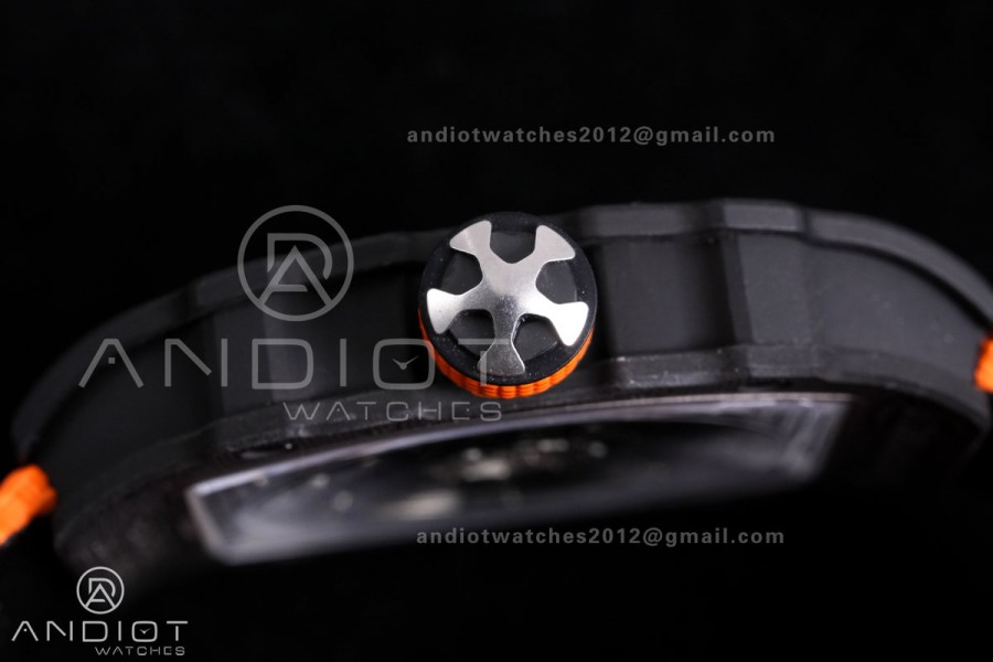 Custom Made RM67-02 NTPT Lando Norris on Orange Nylon strap CRMA7 Clone