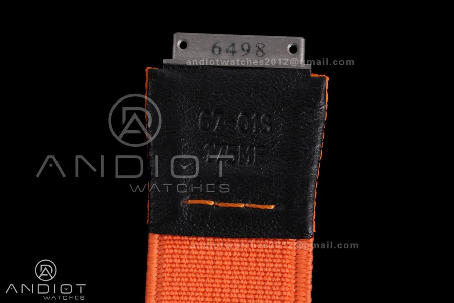Custom Made RM67-02 NTPT Lando Norris on Orange Nylon strap CRMA7 Clone