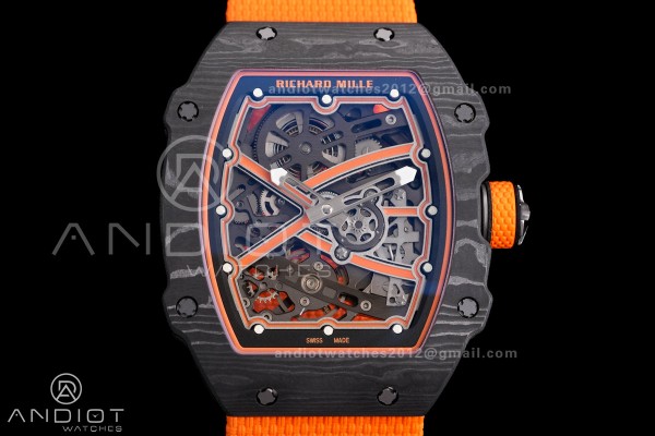 Custom Made RM67-02 NTPT Lando Norris on Orange Ny...
