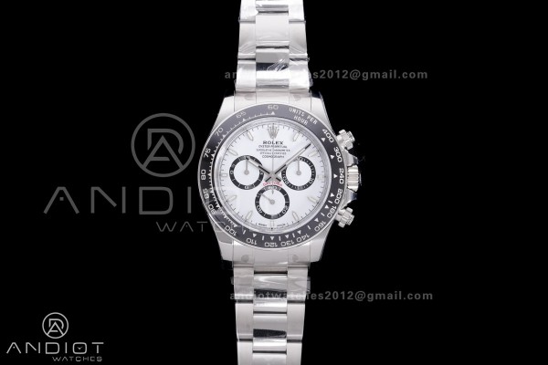 Daytona 126500 VSF 1:1 Best Edition 904L Steel Whi...