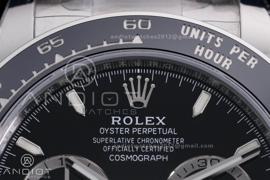 Daytona 126500 VSF 1:1 Best Edition 904L Steel Black Dial on SS Braclet DD4801