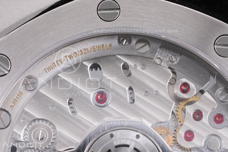 Royal Oak 41mm 15510 "50th Anniversary" SS ZF 1:1 Best Edition Black Textured Dial on SS Bracelet A4302