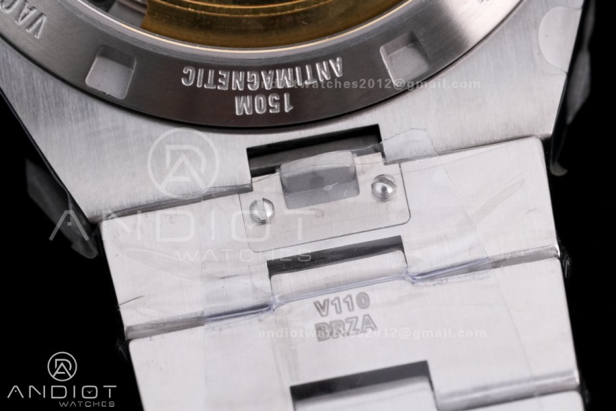 Overseas 4500V SS MKSF 1:1 Best Edition White Dial on SS Bracelet A5100