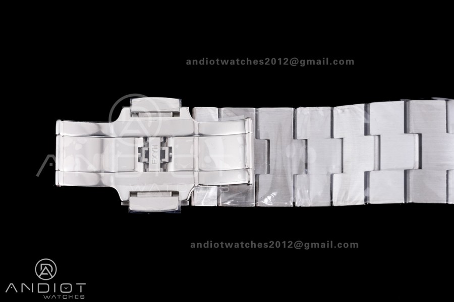 Overseas 4500V SS MKSF 1:1 Best Edition White Dial on SS Bracelet A5100