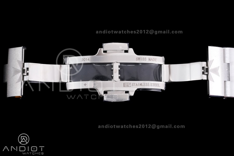 Overseas 4500V SS MKSF 1:1 Best Edition White Dial on SS Bracelet A5100