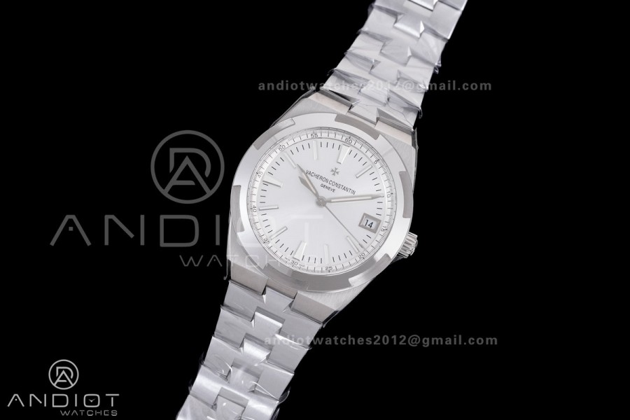Overseas 4500V SS MKSF 1:1 Best Edition White Dial on SS Bracelet A5100