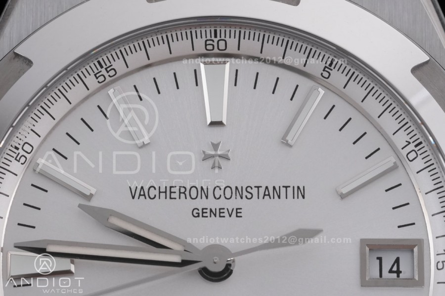 Overseas 4500V SS MKSF 1:1 Best Edition White Dial on SS Bracelet A5100