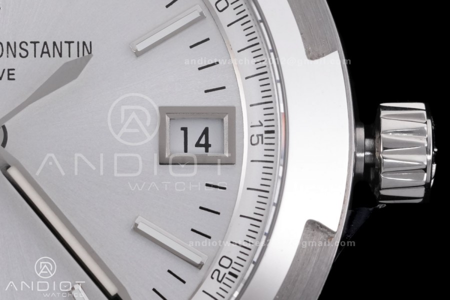 Overseas 4500V SS MKSF 1:1 Best Edition White Dial on SS Bracelet A5100